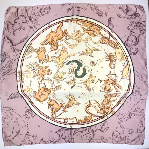 Zara Accessories - Zara Antique Constellation Zodiac Star 🌟 Scarf